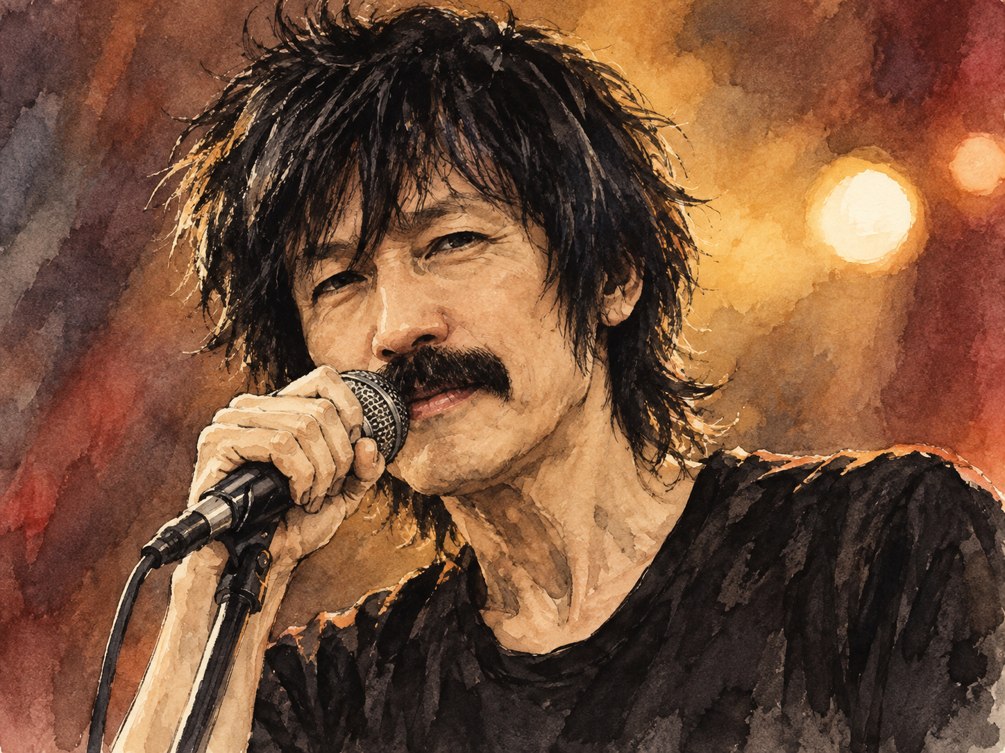 甲本ヒロトさんを描いた当サイト制作の人物イラスト