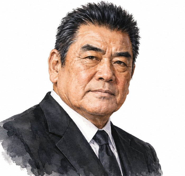 宇梶剛士さんを描いた当サイト制作の似顔絵